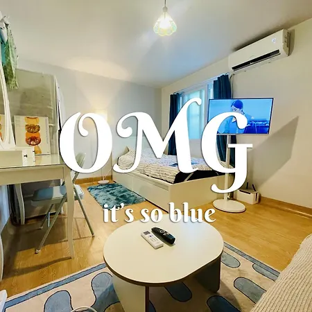 It'S So Blue Studio Apartment In Sinchon